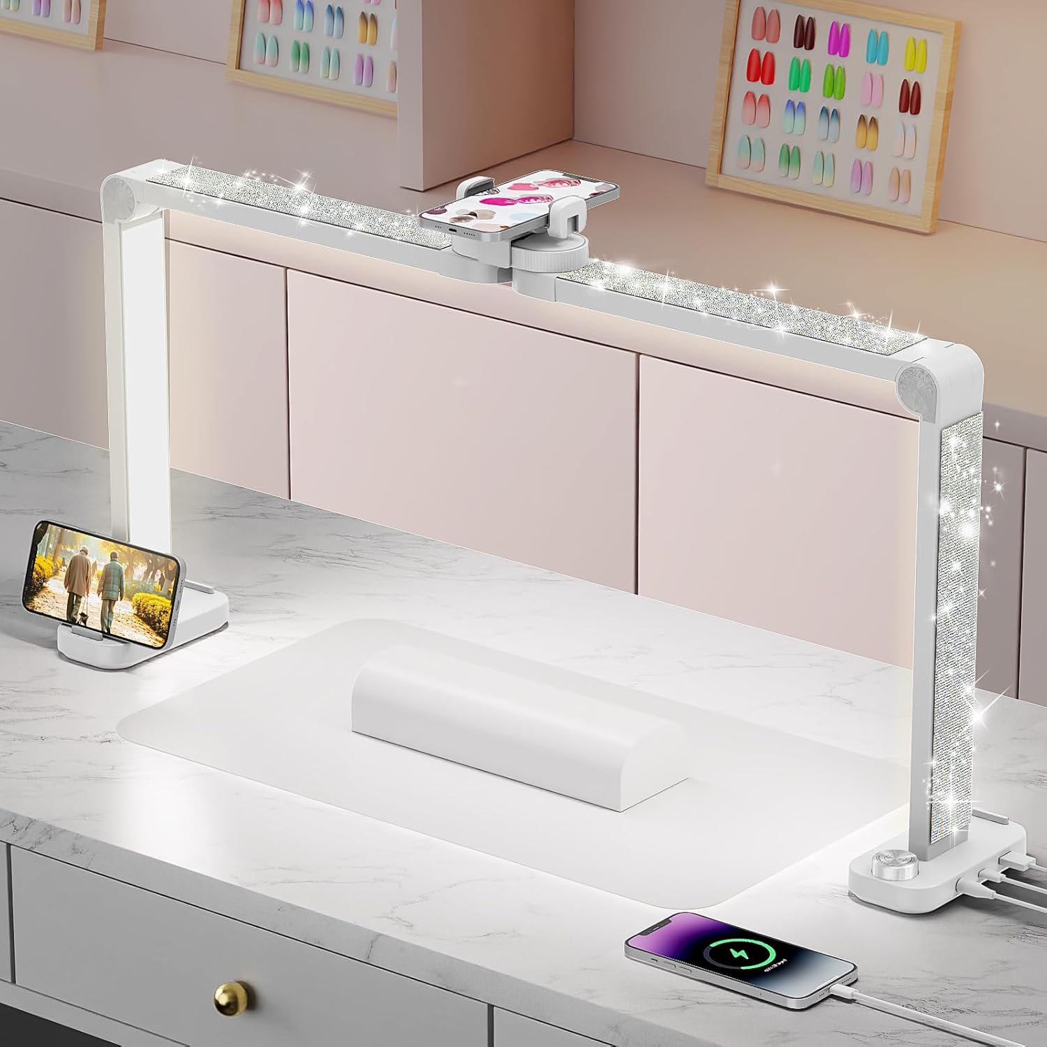 Food X - 34' Nails Tech Light with Phone