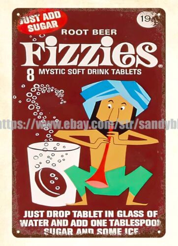 Food Snacks Ideas - Fizzies 1960s soft drink tablets food