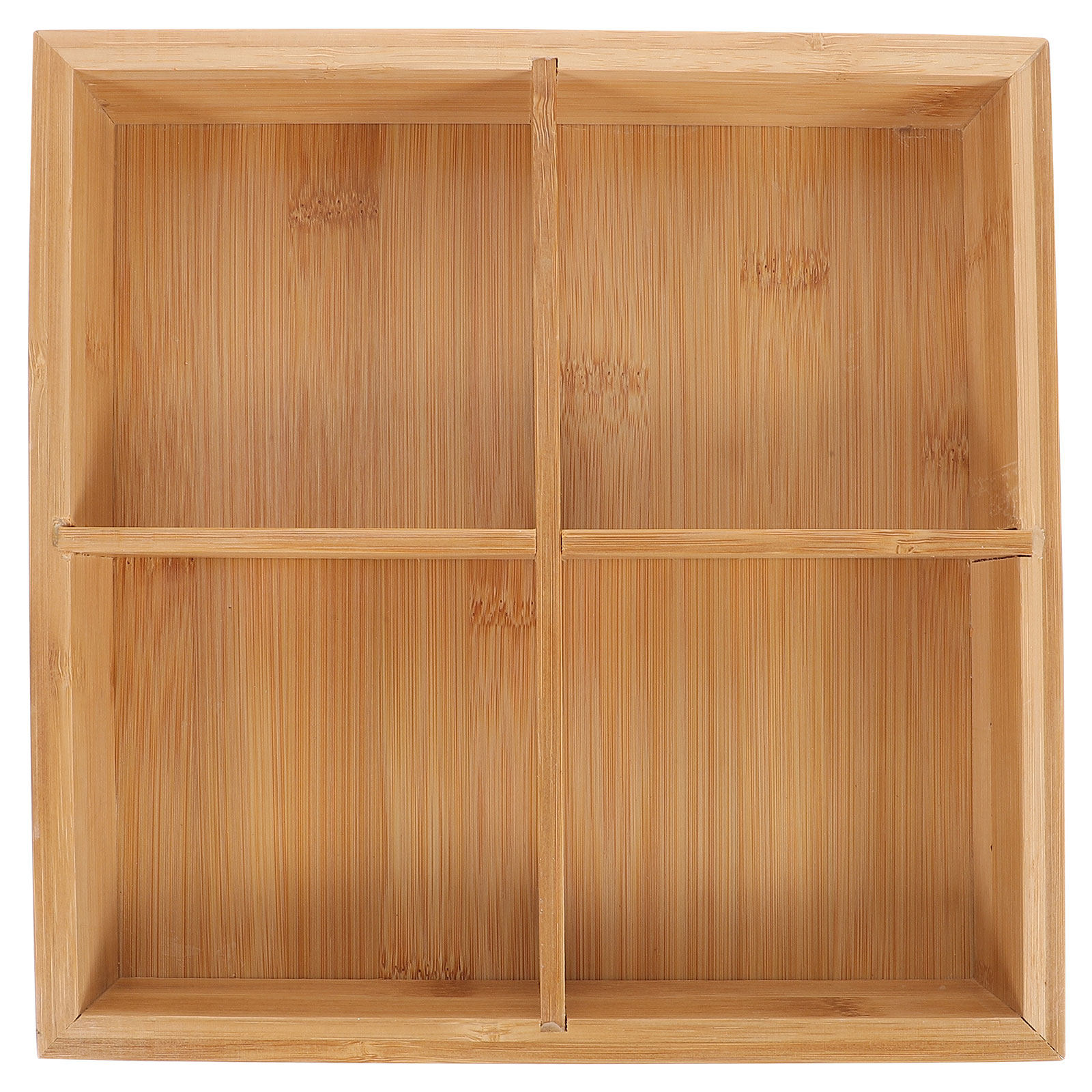 Bamboo Serving Tray with 6 Com - Food Snacks Party recension och pris