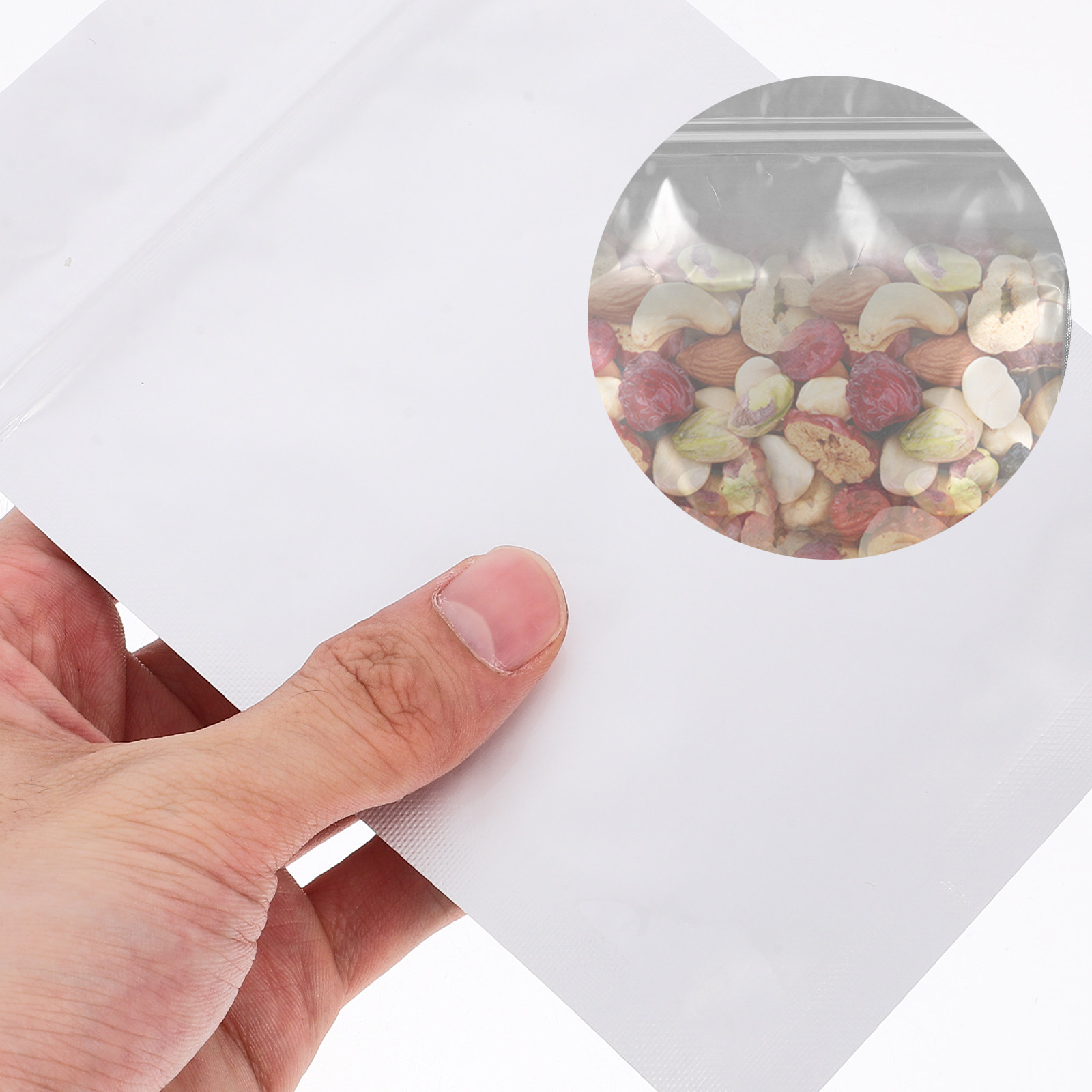 50Pcs Airtight Resealable Bags - Food Snacks In Usa recension och pris