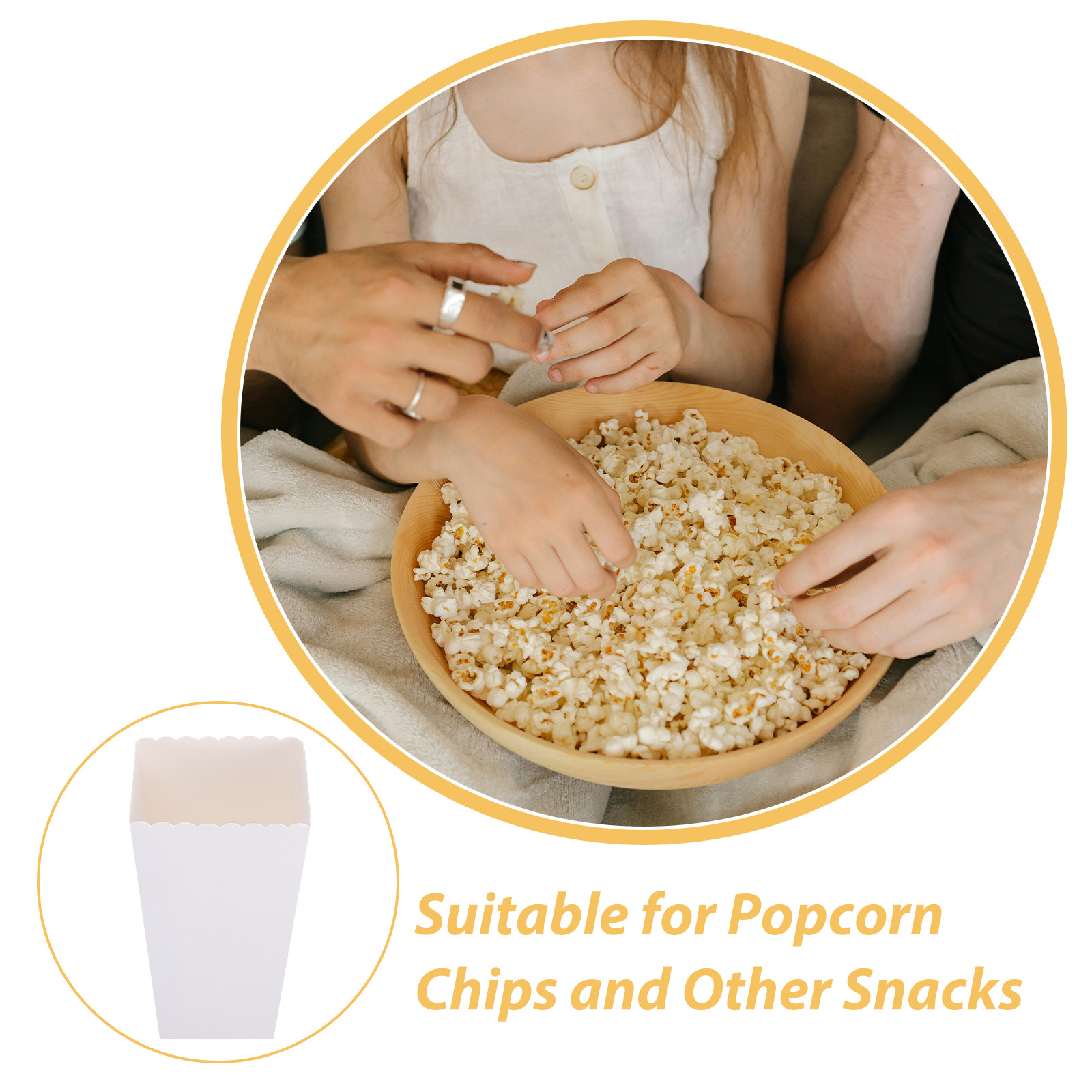 50Pcs Party Disposable Popcorn - Food Snacks Party recension och pris