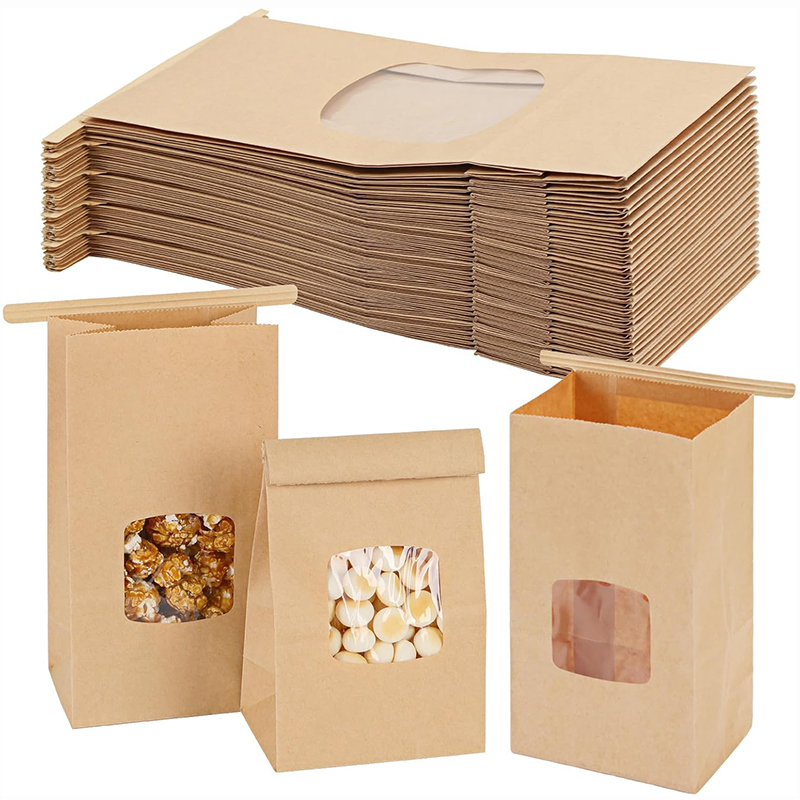 10Pcs Bakery Bags, Window Seal - Food Snacks Party recension och pris