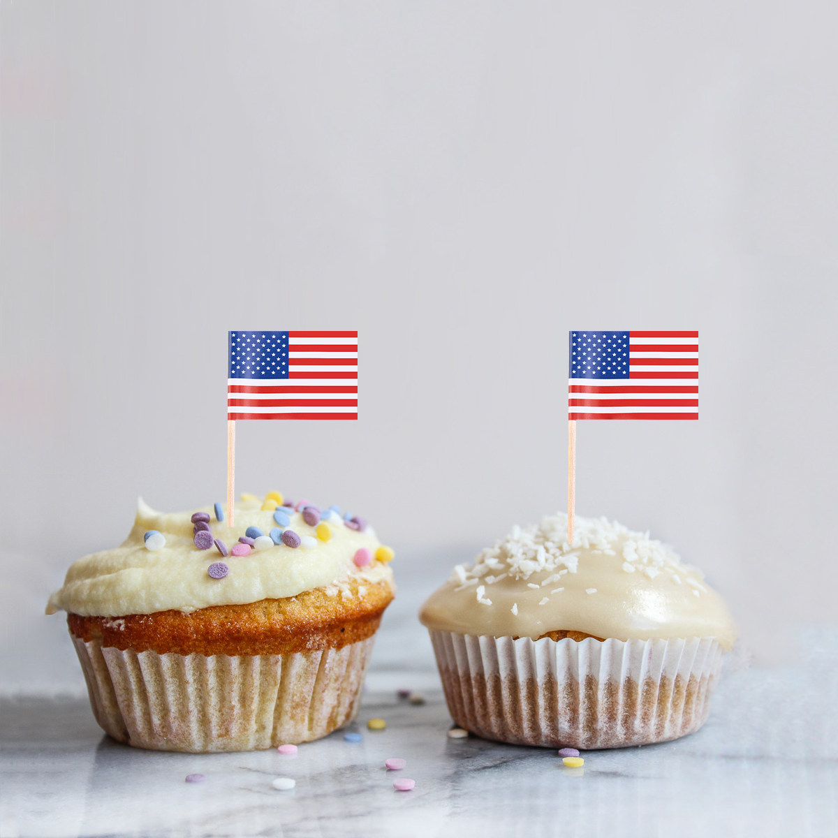 100Pcs American Flag Picks 2.5 - Food Snacks Party recension och pris