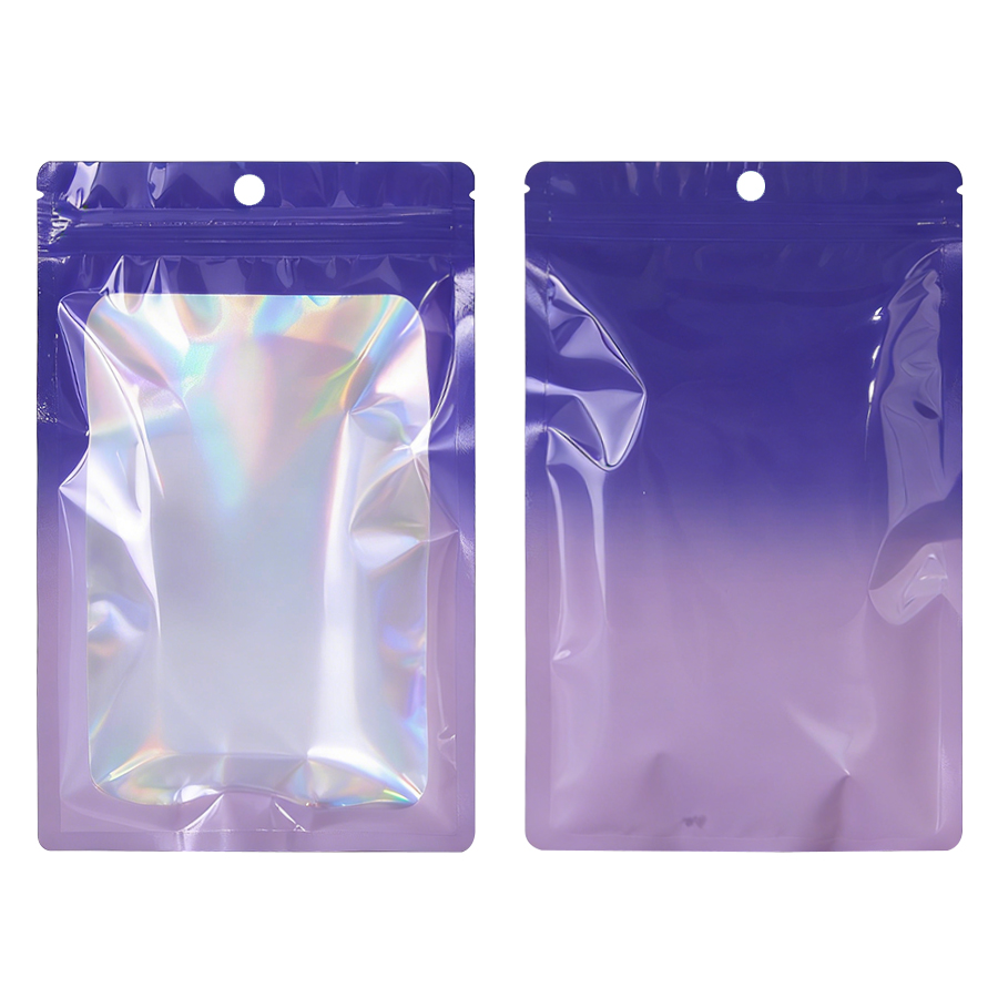 Holographic Color Square Zippe - Food Snacks In Usa recension och pris