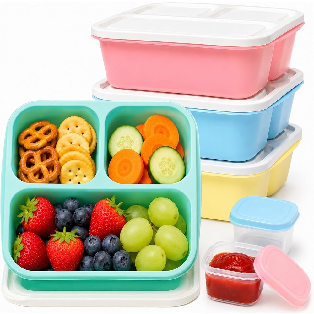 3 Compartment Bento Box Snack  - Food Snacks To Eat recension och pris