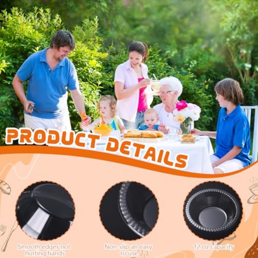 30 Pack 12 oz Disposable Plast - Food Snacks Party recension och pris