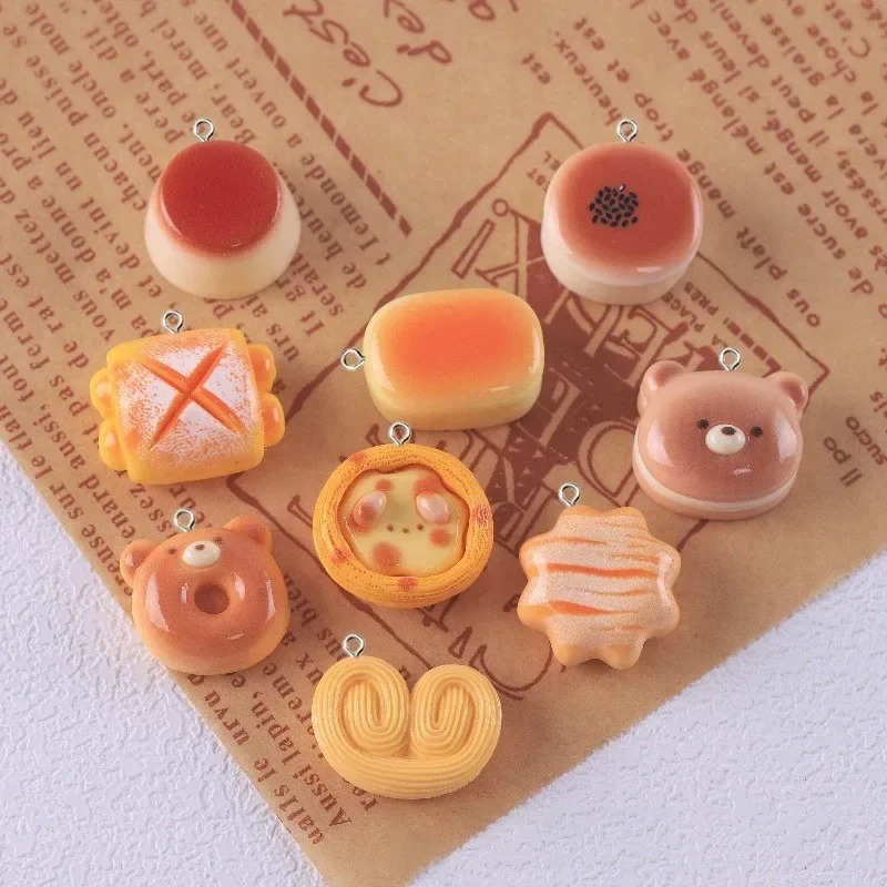 10Pcs Cute Bear Pudding Tart B - Food Snacks Party recension och pris