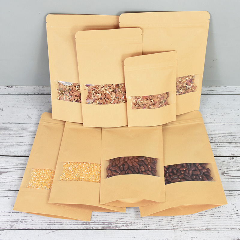 20/50pcs Kraft Paper Zip Lock  - Food Snacks Party recension och pris
