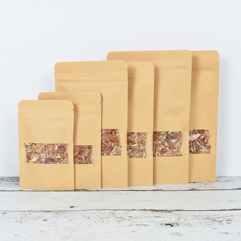 20/50pcs Kraft Paper Zip Lock  - Food Snacks Party recension och pris